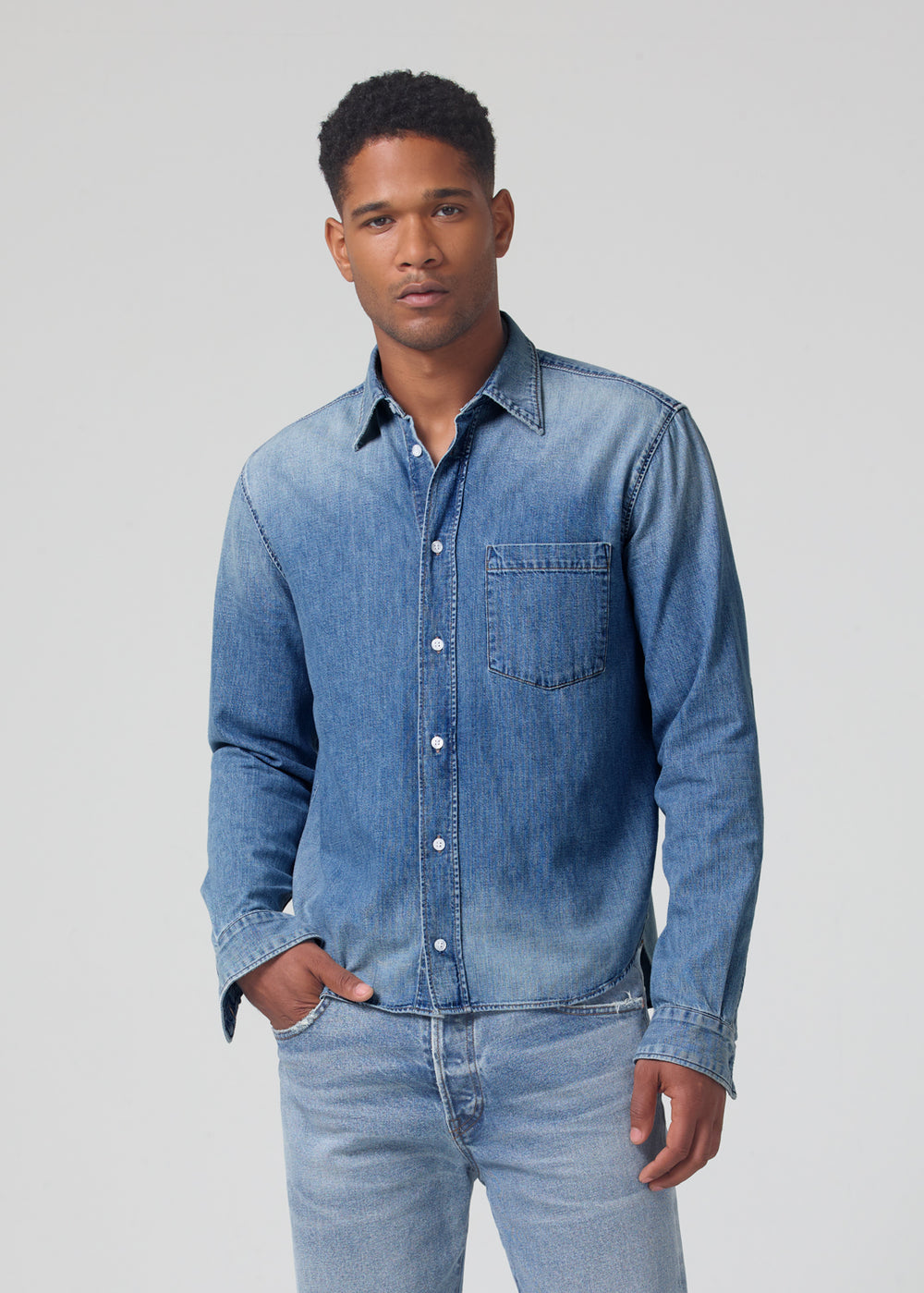 Allendale Shirt In Ridge | Romualdo
